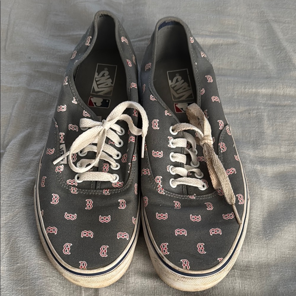 Boston Red Sox Vans, Men’s Size 12